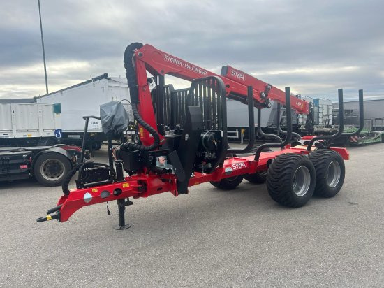 STEPA M-16 Forstanhänger mit Steindl Palfinger Forstkran L, 2-Achsig 4- Rungenpaare - Vyvážecí přívěs: obrázek 3 STEPA M-16 Forstanhänger mit Steindl Palfinger Forstkran L, 2-Achsig 4- Rungenpaare - Vyvážecí přívěs: obrázek 3