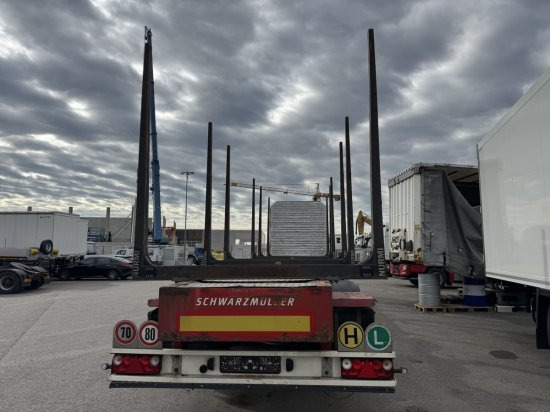 Schwarzmüller Holzauflieger 6 Rungenpaare, BPW-Achsen - Klanicový návěs: obrázek 4 Schwarzmüller Holzauflieger 6 Rungenpaare, BPW-Achsen - Klanicový návěs: obrázek 4