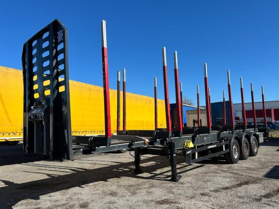 Schwarzmüller Holzauflieger, 8 Rungenpaare, SAF-Achsen, Liftachse - Klanicový návěs: obrázek 1 Schwarzmüller Holzauflieger, 8 Rungenpaare, SAF-Achsen, Liftachse - Klanicový návěs: obrázek 1