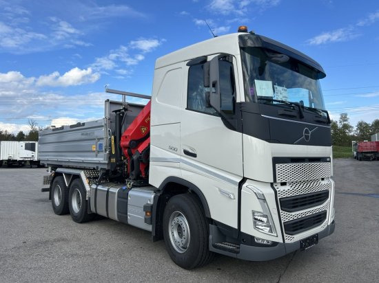 Volvo FH 500 3-Seiten Meiller Kipper mit Palfinger PK22002EH, Retarder, - Sklápěč: obrázek 3 Volvo FH 500 3-Seiten Meiller Kipper mit Palfinger PK22002EH, Retarder, - Sklápěč: obrázek 3