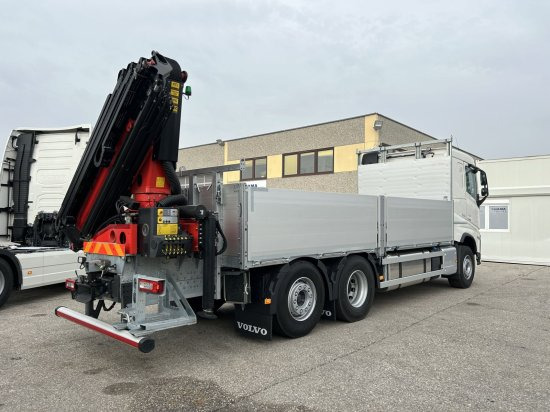 Volvo FH 500 6X2 Euro6, Retarder, Pritsche, Palfinger PK22002-EH - Nákladní automobil valníkový/ Plošinový, Auto s hydraulickou rukou: obrázek 4 Volvo FH 500 6X2 Euro6, Retarder, Pritsche, Palfinger PK22002-EH - Nákladní automobil valníkový/ Plošinový, Auto s hydraulickou rukou: obrázek 4