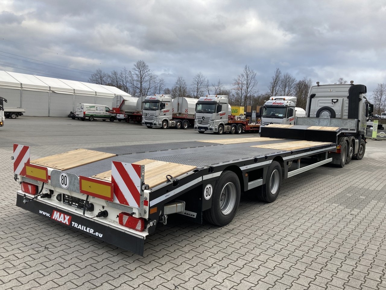 FAYMONVILLE MAX Trailer 2-Achs-Semi zwangsgelenkt - Podvalníkový návěs: obrázek 5 FAYMONVILLE MAX Trailer 2-Achs-Semi zwangsgelenkt - Podvalníkový návěs: obrázek 5