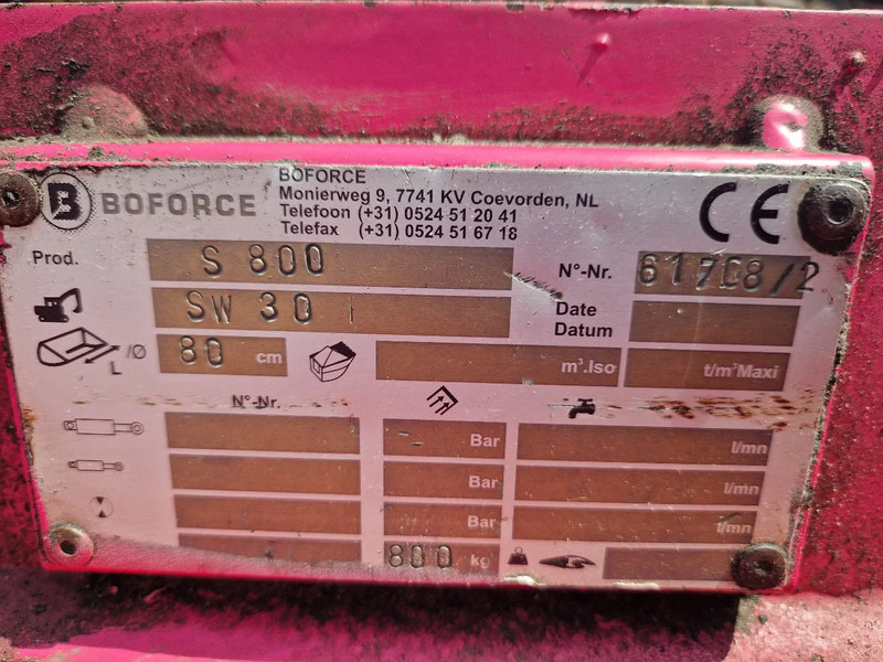 Boforce S800 roterende sorteergrijper - Drapák pro Stavební technika: obrázek 2 Boforce S800 roterende sorteergrijper - Drapák pro Stavební technika: obrázek 2