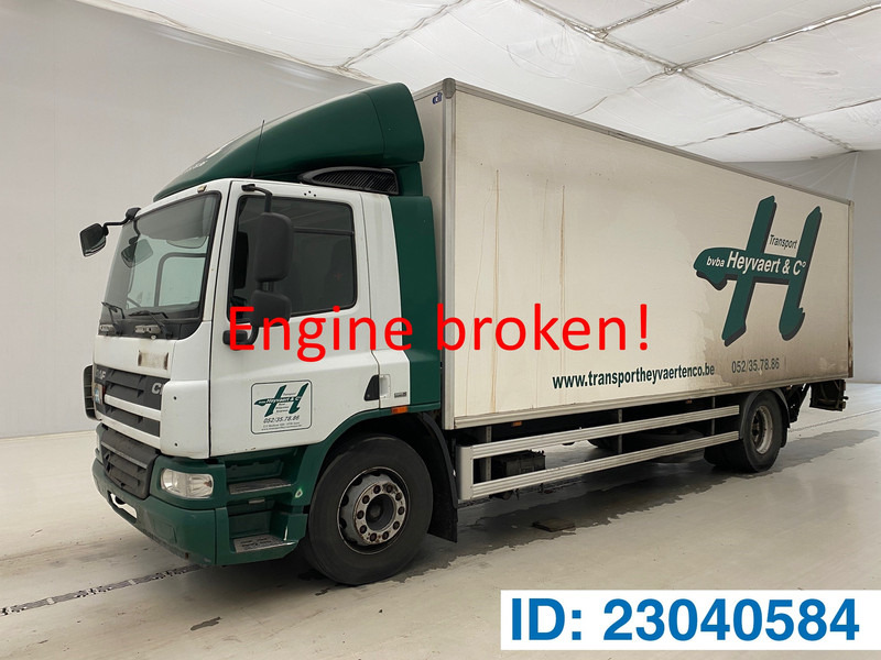 DAF CF75.250 - damaged engine* - Skříňový nákladní auto: obrázek 1 DAF CF75.250 - damaged engine* - Skříňový nákladní auto: obrázek 1