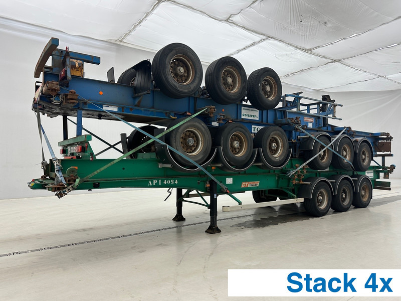 Fruehauf 4x Skelet 2 x 20-40 ft - Kontejnerovy návěs/ Výměnná nástavba: obrázek 1 Fruehauf 4x Skelet 2 x 20-40 ft - Kontejnerovy návěs/ Výměnná nástavba: obrázek 1