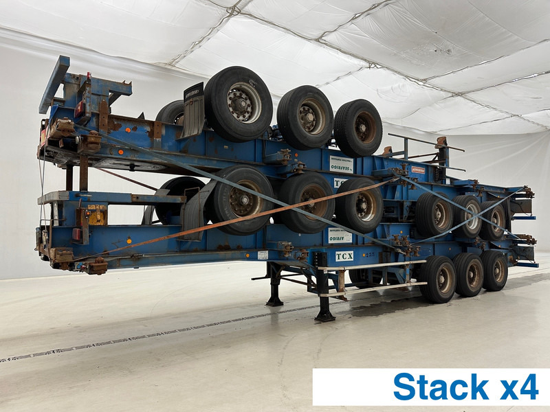 Fruehauf Stack 4 x Skelet 2 x 20-40 ft - Kontejnerovy návěs/ Výměnná nástavba: obrázek 1 Fruehauf Stack 4 x Skelet 2 x 20-40 ft - Kontejnerovy návěs/ Výměnná nástavba: obrázek 1