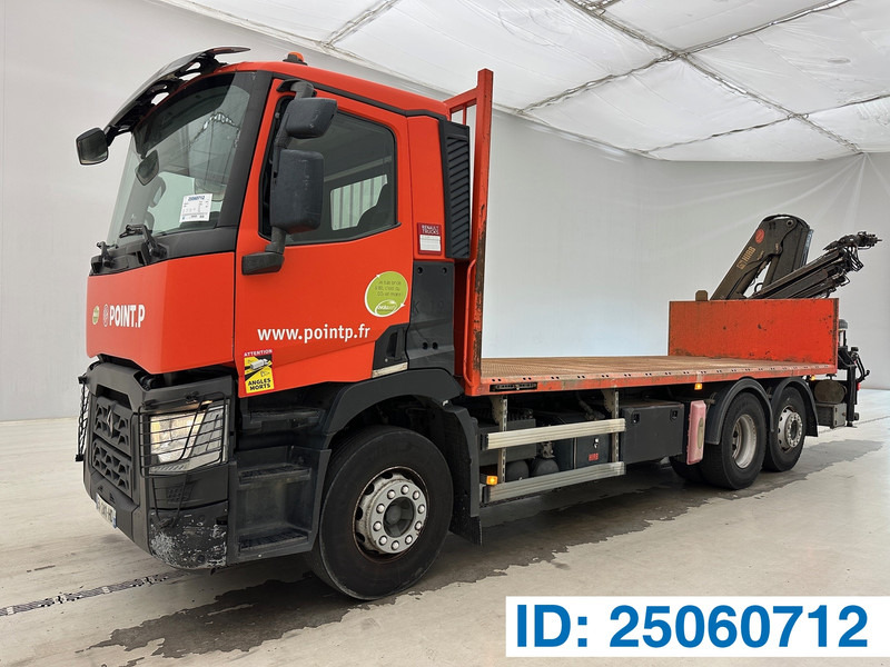 Nákladní automobil valníkový/ Plošinový, Auto s hydraulickou rukou Renault C 430 - 6x2: obrázek 1