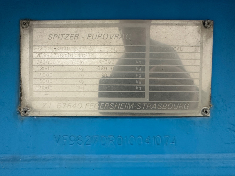 Cisternový návěs SPITZER Kip bulk 52000L: obrázek 10