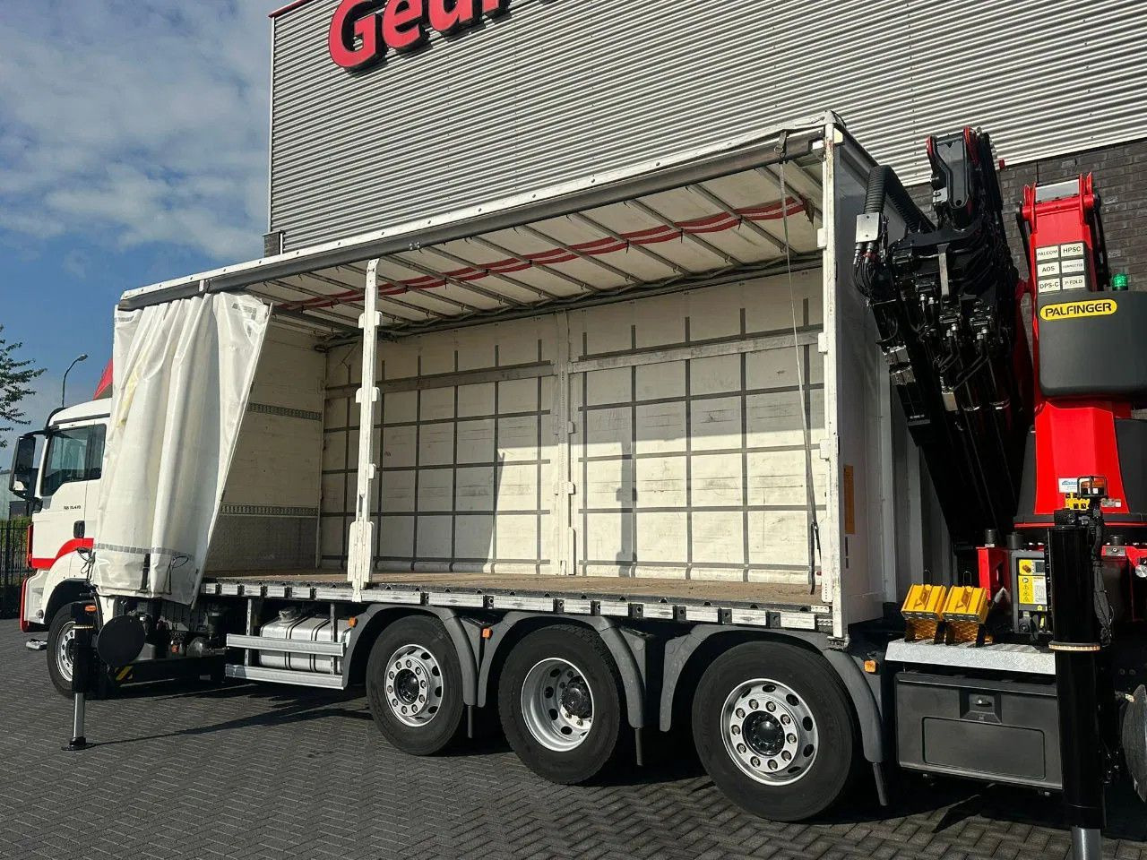 Auto s hydraulickou rukou MAN TGS 35.470 8X2 SCHUIFZEIL MET PALFINGER PK37.002: obrázek 18