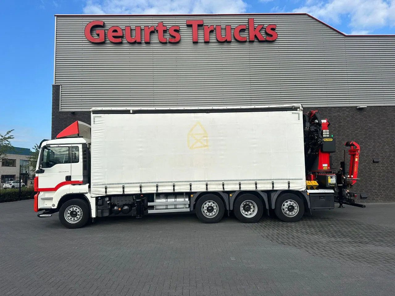 Auto s hydraulickou rukou MAN TGS 35.470 8X2 SCHUIFZEIL MET PALFINGER PK37.002: obrázek 9