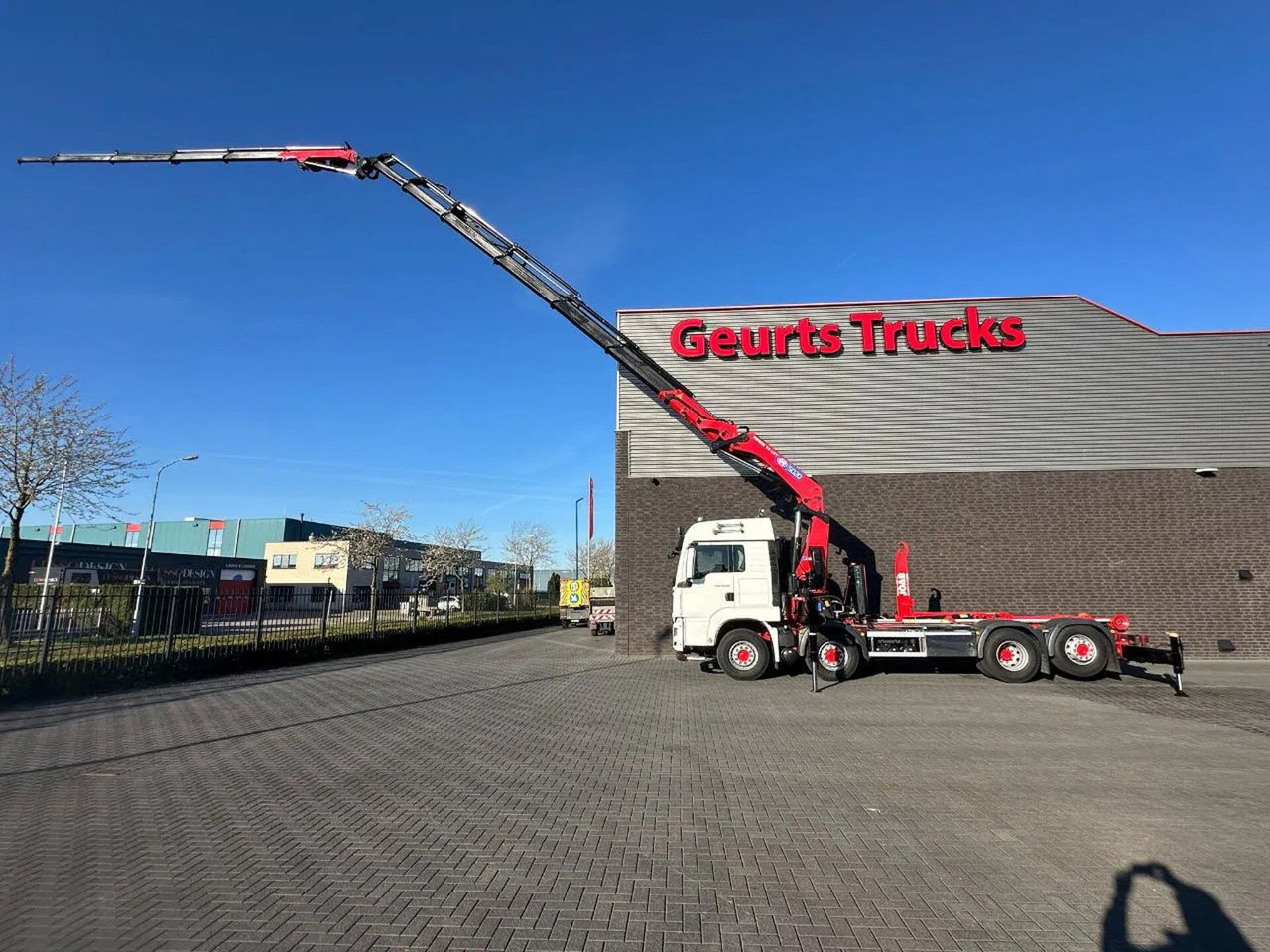 MAN TGS 35.510 8X4H-6BL HMF5020 RCS K6 + FLY-JIB FJ1 - Hákový nosič kontejnerů, Auto s hydraulickou rukou: obrázek 4 MAN TGS 35.510 8X4H-6BL HMF5020 RCS K6 + FLY-JIB FJ1 - Hákový nosič kontejnerů, Auto s hydraulickou rukou: obrázek 4