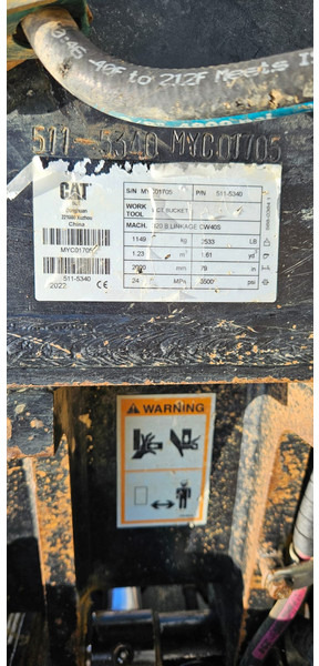 Nakládací lžíce Caterpillar CAT DCT Bucket CW40S Kantelbak: obrázek 13 Nakládací lžíce Caterpillar CAT DCT Bucket CW40S Kantelbak: obrázek 13