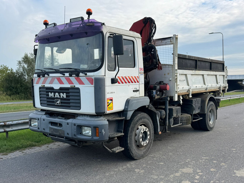 MAN 19.310 4x2 Kipper with HMF 1463K2 Crane - Sklápěč, Auto s hydraulickou rukou: obrázek 1 MAN 19.310 4x2 Kipper with HMF 1463K2 Crane - Sklápěč, Auto s hydraulickou rukou: obrázek 1