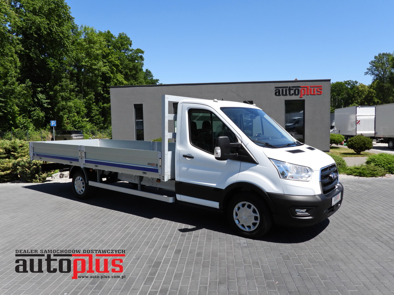 FORD TRANSIT STAKE BODY 10 PALLETS CRUISE CONTROL LED LIGHTS PNEUMATICS AIR CONDITIONING 160HP - Dodávka valník: obrázek 1 FORD TRANSIT STAKE BODY 10 PALLETS CRUISE CONTROL LED LIGHTS PNEUMATICS AIR CONDITIONING 160HP - Dodávka valník: obrázek 1