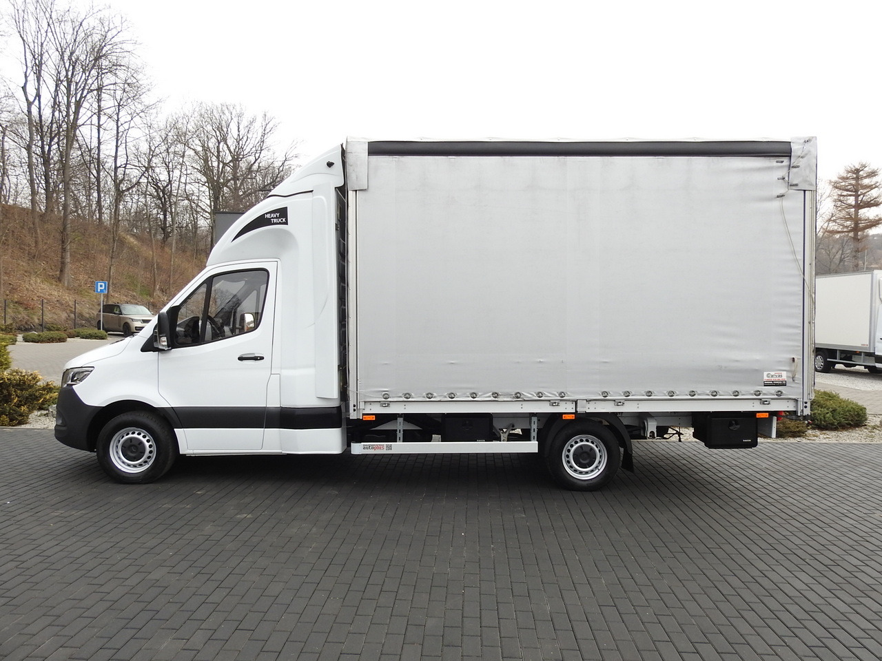 Plachtová dodávka MERCEDES SPRINTER 316 TARPAULIN 10 PALLETS WEBASTO CRUISE CONTROL LED LIGHTS PNEUMATICS AUTOMATIC TRANSMISSION  AIR CONDITIONING  160HP: obrázek 9