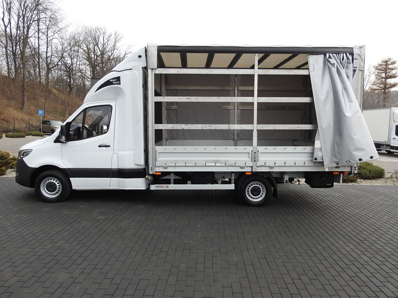 Plachtová dodávka MERCEDES SPRINTER 316 TARPAULIN 10 PALLETS WEBASTO CRUISE CONTROL LED LIGHTS PNEUMATICS AUTOMATIC TRANSMISSION  AIR CONDITIONING  160HP: obrázek 8