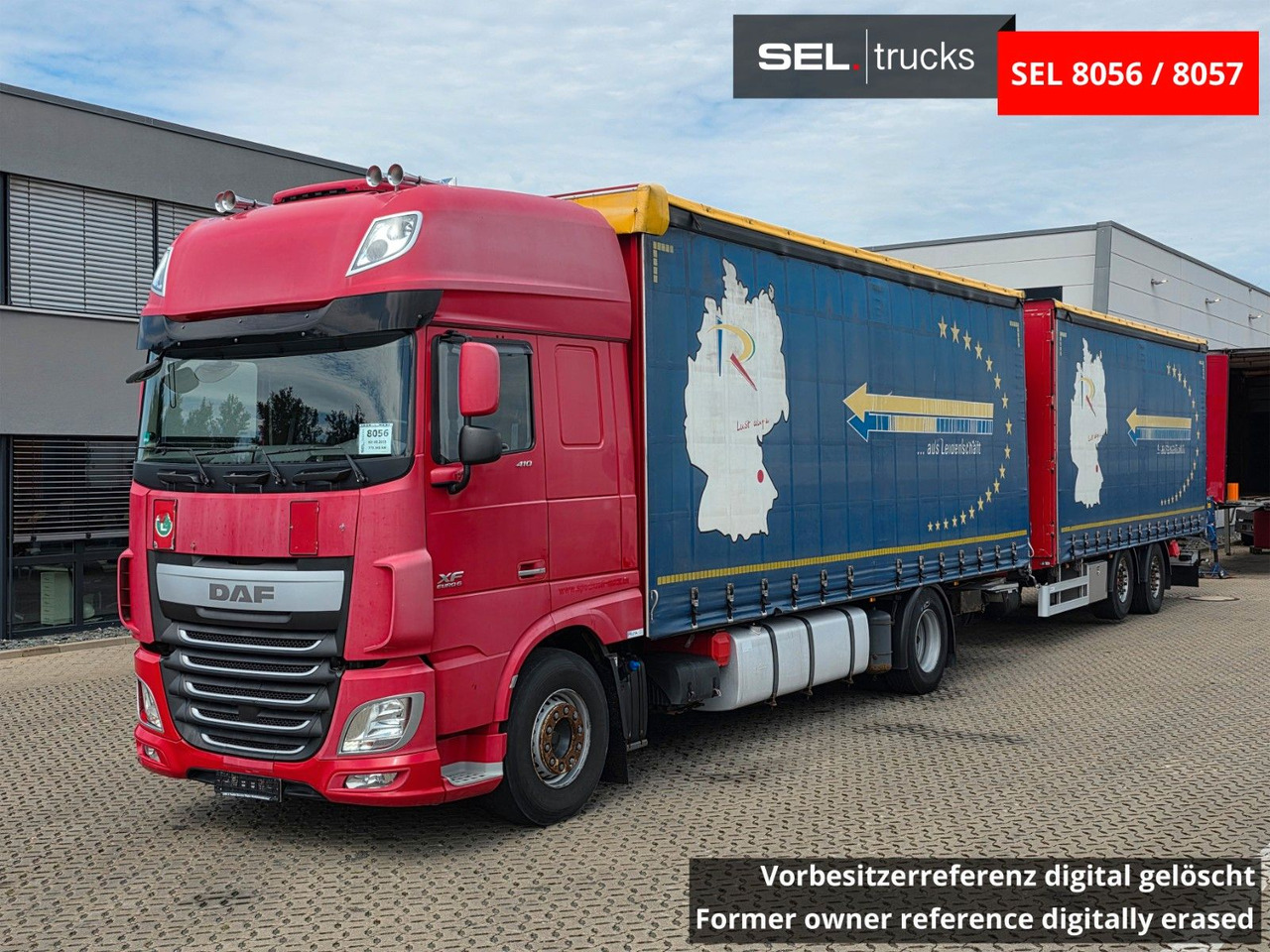 DAF XF 410 / ZF Intarder / Durchladezug - Plachtový nákladní auto: obrázek 1 DAF XF 410 / ZF Intarder / Durchladezug - Plachtový nákladní auto: obrázek 1