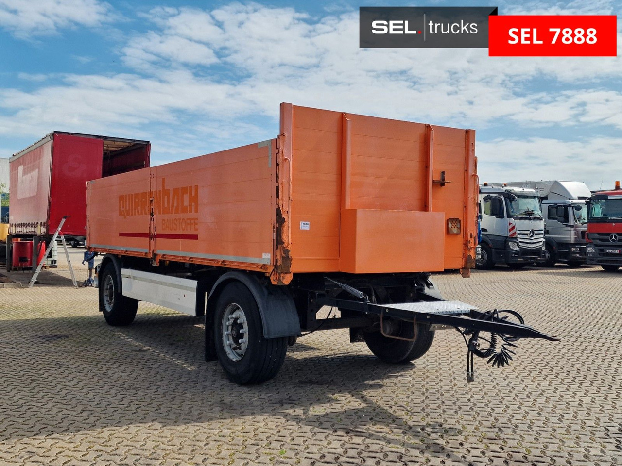 Krone AZ / Baustoff / 40 mm - Přívěs plato/ Valník: obrázek 3 Krone AZ / Baustoff / 40 mm - Přívěs plato/ Valník: obrázek 3