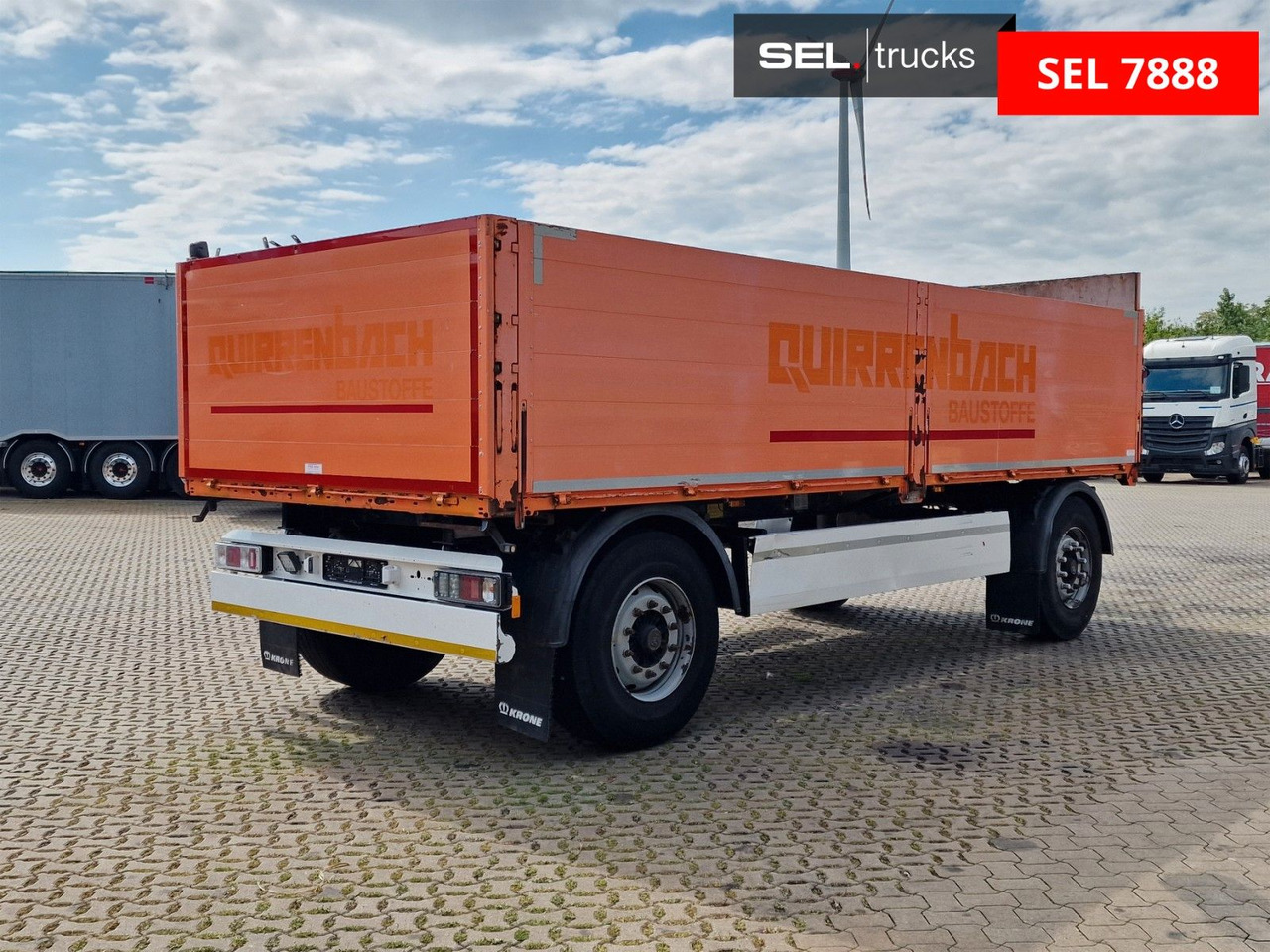 Krone AZ / Baustoff / 40 mm - Přívěs plato/ Valník: obrázek 5 Krone AZ / Baustoff / 40 mm - Přívěs plato/ Valník: obrázek 5