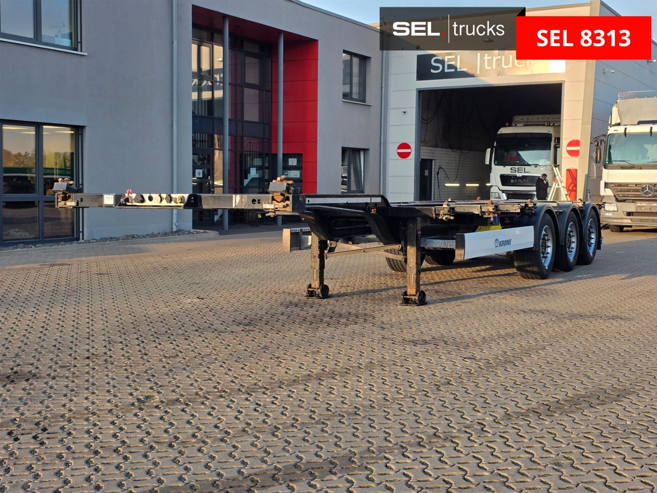 Krone SD / Teleskop / 11.035-12.640 / Liftachse - Kontejnerovy návěs/ Výměnná nástavba: obrázek 1 Krone SD / Teleskop / 11.035-12.640 / Liftachse - Kontejnerovy návěs/ Výměnná nástavba: obrázek 1