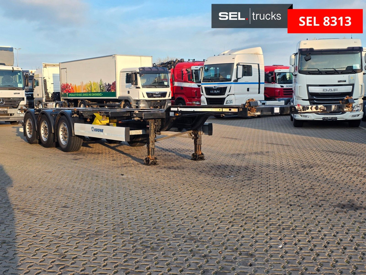 Krone SD / Teleskop / 11.035-12.640 / Liftachse - Kontejnerovy návěs/ Výměnná nástavba: obrázek 3 Krone SD / Teleskop / 11.035-12.640 / Liftachse - Kontejnerovy návěs/ Výměnná nástavba: obrázek 3