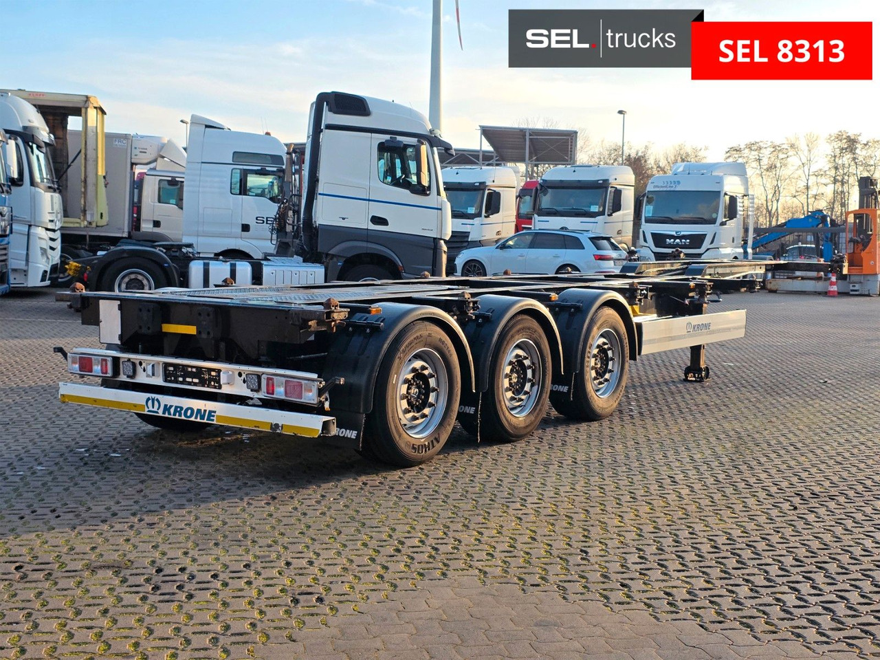 Krone SD / Teleskop / 11.035-12.640 / Liftachse - Kontejnerovy návěs/ Výměnná nástavba: obrázek 5 Krone SD / Teleskop / 11.035-12.640 / Liftachse - Kontejnerovy návěs/ Výměnná nástavba: obrázek 5