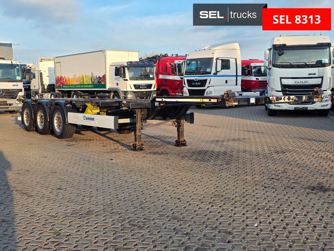 Krone SD / Teleskop / 11.035-12.640 / Liftachse - Kontejnerovy návěs/ Výměnná nástavba: obrázek 3 Krone SD / Teleskop / 11.035-12.640 / Liftachse - Kontejnerovy návěs/ Výměnná nástavba: obrázek 3