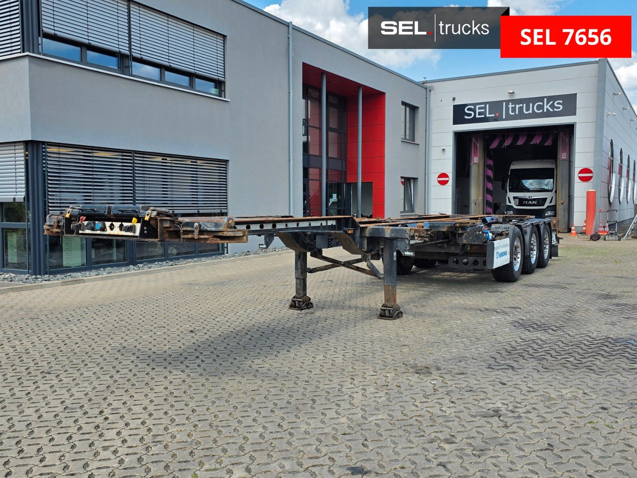 Krone SD / Teleskop / Alu-Felgen / Liftachse - Kontejnerovy návěs/ Výměnná nástavba: obrázek 1 Krone SD / Teleskop / Alu-Felgen / Liftachse - Kontejnerovy návěs/ Výměnná nástavba: obrázek 1