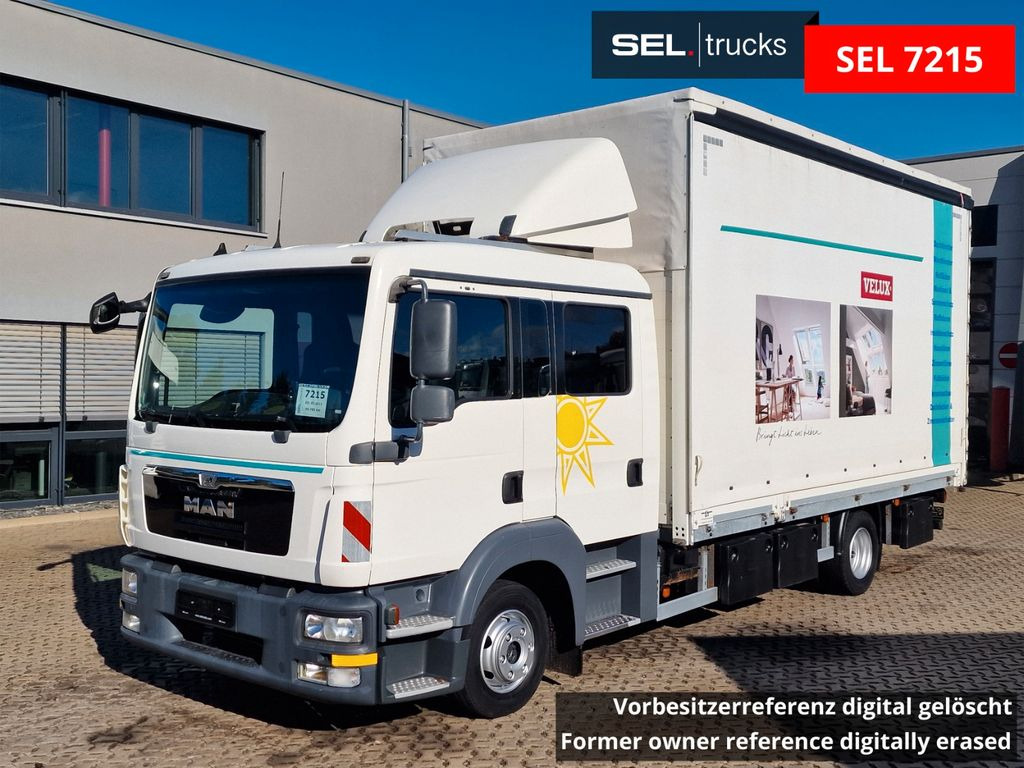 MAN TGL 8.250 4X2 BL/Doppelkabine/6 Sitze/ DOKA - Plachtový nákladní auto: obrázek 1 MAN TGL 8.250 4X2 BL/Doppelkabine/6 Sitze/ DOKA - Plachtový nákladní auto: obrázek 1