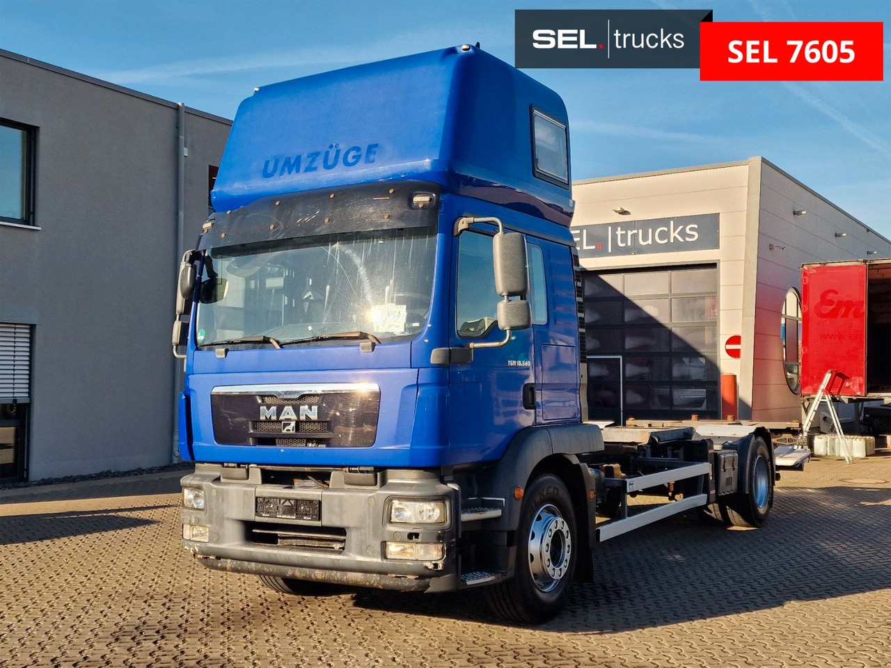 MAN TGM 18.340 4X2 LL / Ladebordwand / 3 Betten - Kontejnérový podvozek/ Výměnná nástavba: obrázek 1 MAN TGM 18.340 4X2 LL / Ladebordwand / 3 Betten - Kontejnérový podvozek/ Výměnná nástavba: obrázek 1