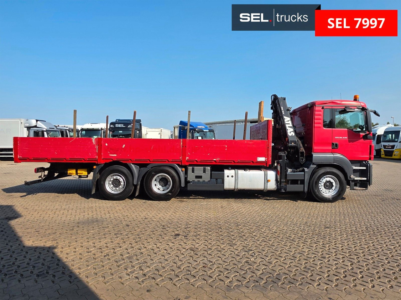 MAN TGS 26.440 6X2-2 BL / Mit Fernbedienung / ATLAS - Auto s hydraulickou rukou: obrázek 4 MAN TGS 26.440 6X2-2 BL / Mit Fernbedienung / ATLAS - Auto s hydraulickou rukou: obrázek 4