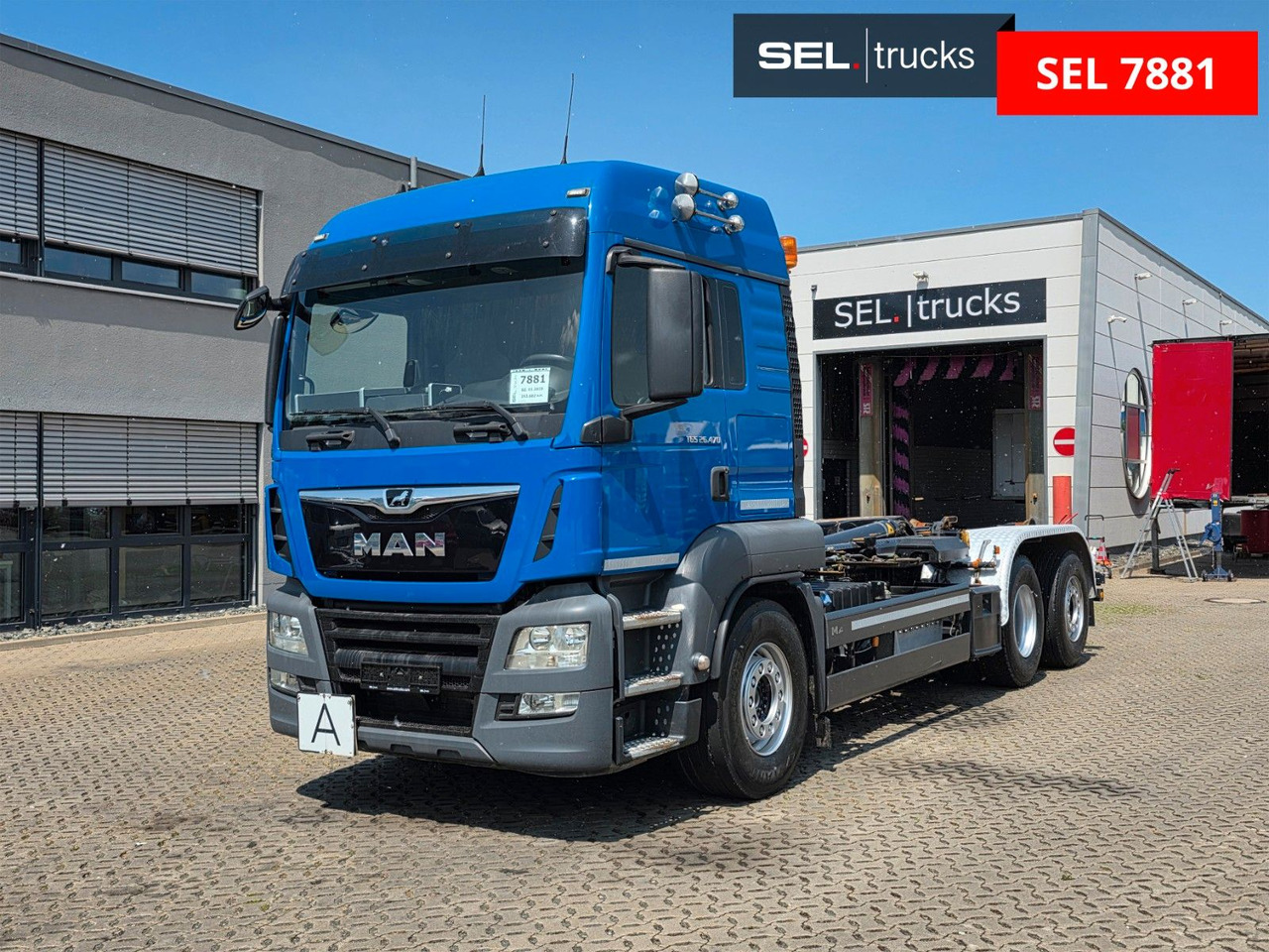 MAN TGS 26.470 6x2-4 BL /Intarder / Lenkachse / 6D - Hákový nosič kontejnerů: obrázek 1 MAN TGS 26.470 6x2-4 BL /Intarder / Lenkachse / 6D - Hákový nosič kontejnerů: obrázek 1