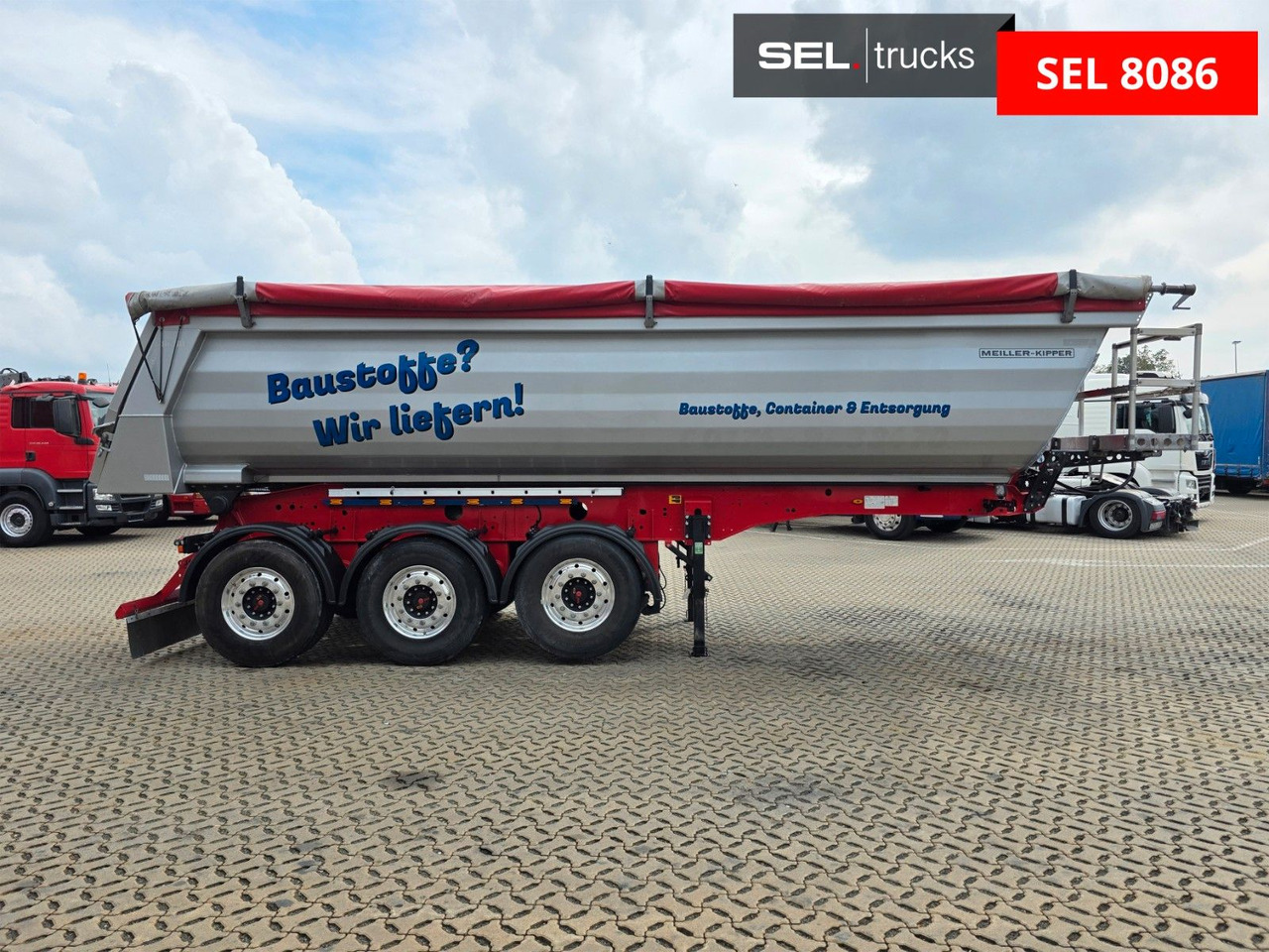 Meiller KISA3 / Alu-Felgen / Liftachse - Sklápěcí návěs: obrázek 5 Meiller KISA3 / Alu-Felgen / Liftachse - Sklápěcí návěs: obrázek 5