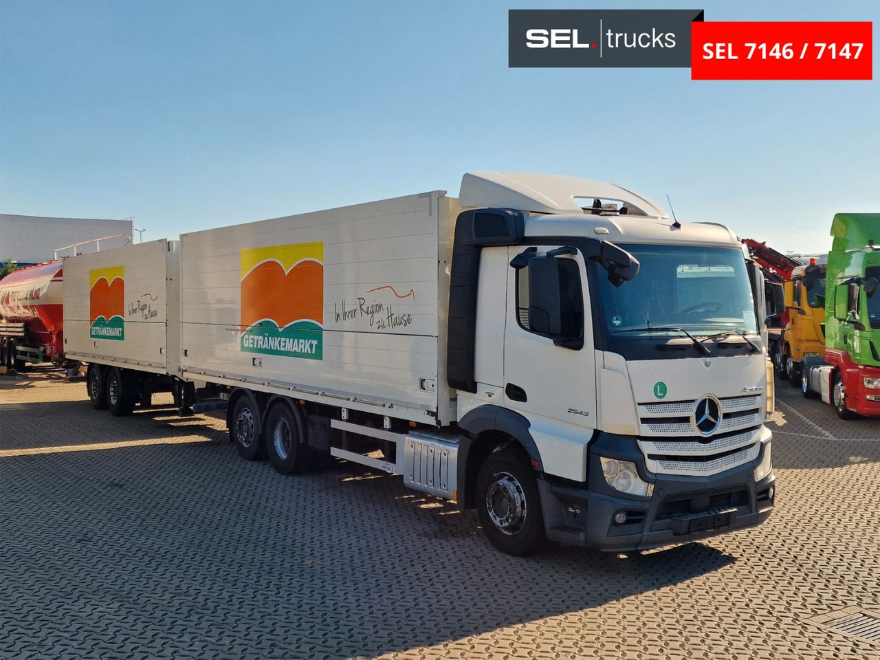Mercedes-Benz Actros 2543 / Retarder / Lenkachse / Liftachse - Přepravník nápojů: obrázek 3 Mercedes-Benz Actros 2543 / Retarder / Lenkachse / Liftachse - Přepravník nápojů: obrázek 3
