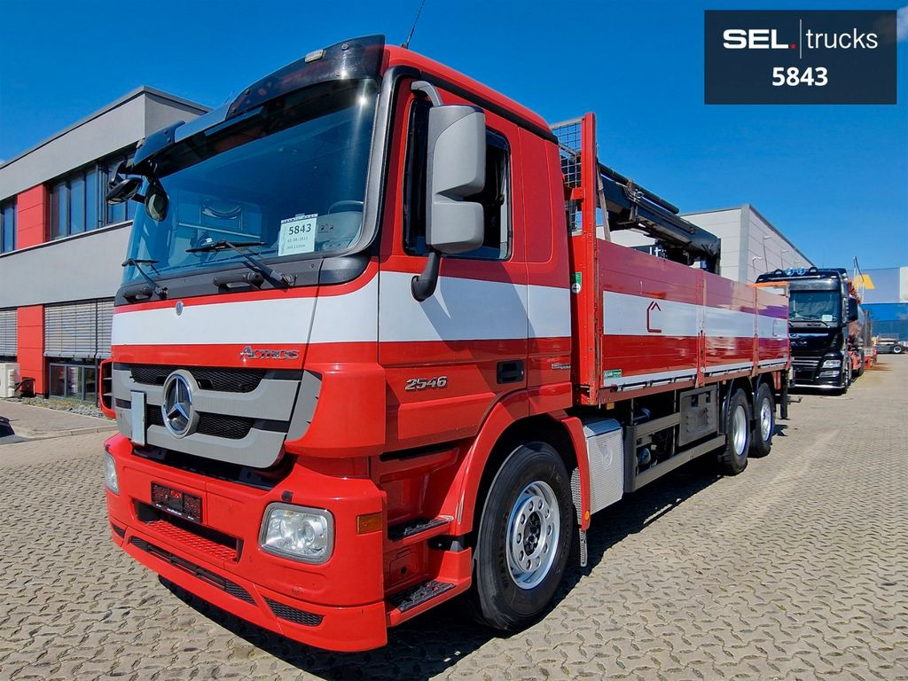 Mercedes-Benz Actros 2546 / HIAB 166K / ADC 4,1t / Lenkachse - Auto s hydraulickou rukou, Nákladní automobil valníkový/ Plošinový: obrázek 1 Mercedes-Benz Actros 2546 / HIAB 166K / ADC 4,1t / Lenkachse - Auto s hydraulickou rukou, Nákladní automobil valníkový/ Plošinový: obrázek 1