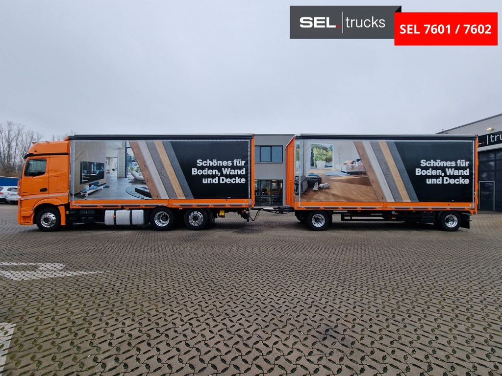 Plachtový nákladní auto Mercedes-Benz Actros 2548 / Retarder / Aluklappen / Euro 6E: obrázek 8