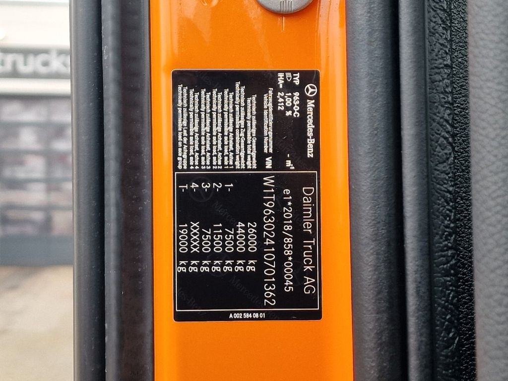 Plachtový nákladní auto Mercedes-Benz Actros 2548 / Retarder / Aluklappen / Euro 6E: obrázek 13