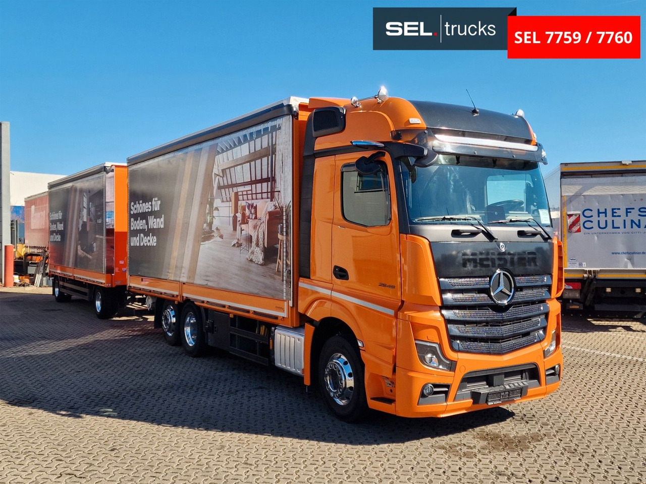 Mercedes-Benz Actros 2548 / Retarder / Euro 6E / Aluklappen - Plachtový nákladní auto: obrázek 3 Mercedes-Benz Actros 2548 / Retarder / Euro 6E / Aluklappen - Plachtový nákladní auto: obrázek 3