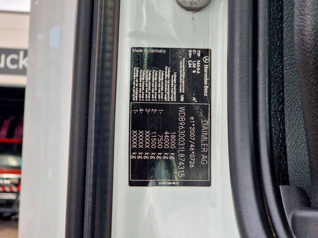 Plachtový nákladní auto Mercedes-Benz Antos 1840 / Ladebordwand: obrázek 14
