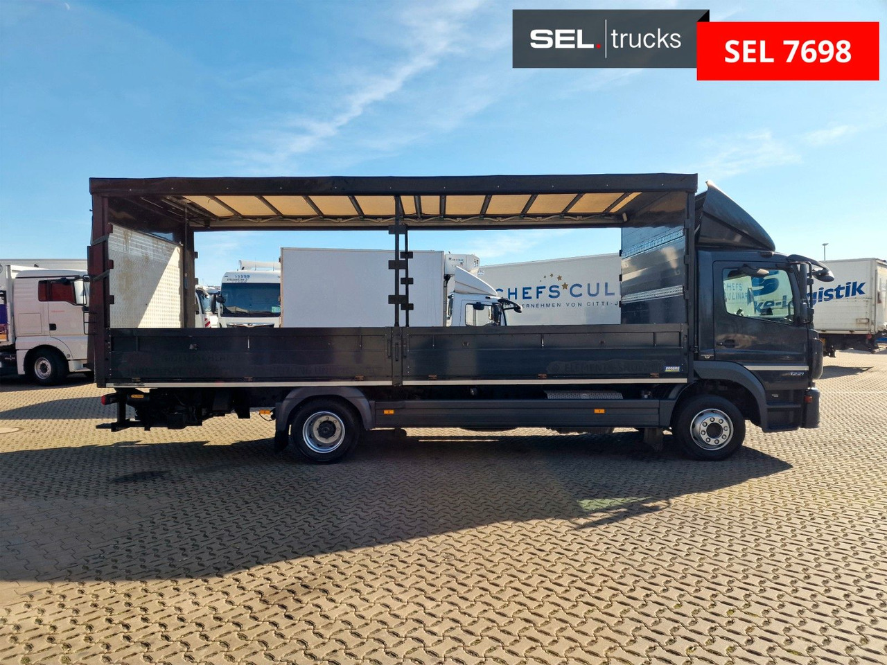 Mercedes-Benz Atego 1221 / Ladebordwand - Plachtový nákladní auto: obrázek 4 Mercedes-Benz Atego 1221 / Ladebordwand - Plachtový nákladní auto: obrázek 4