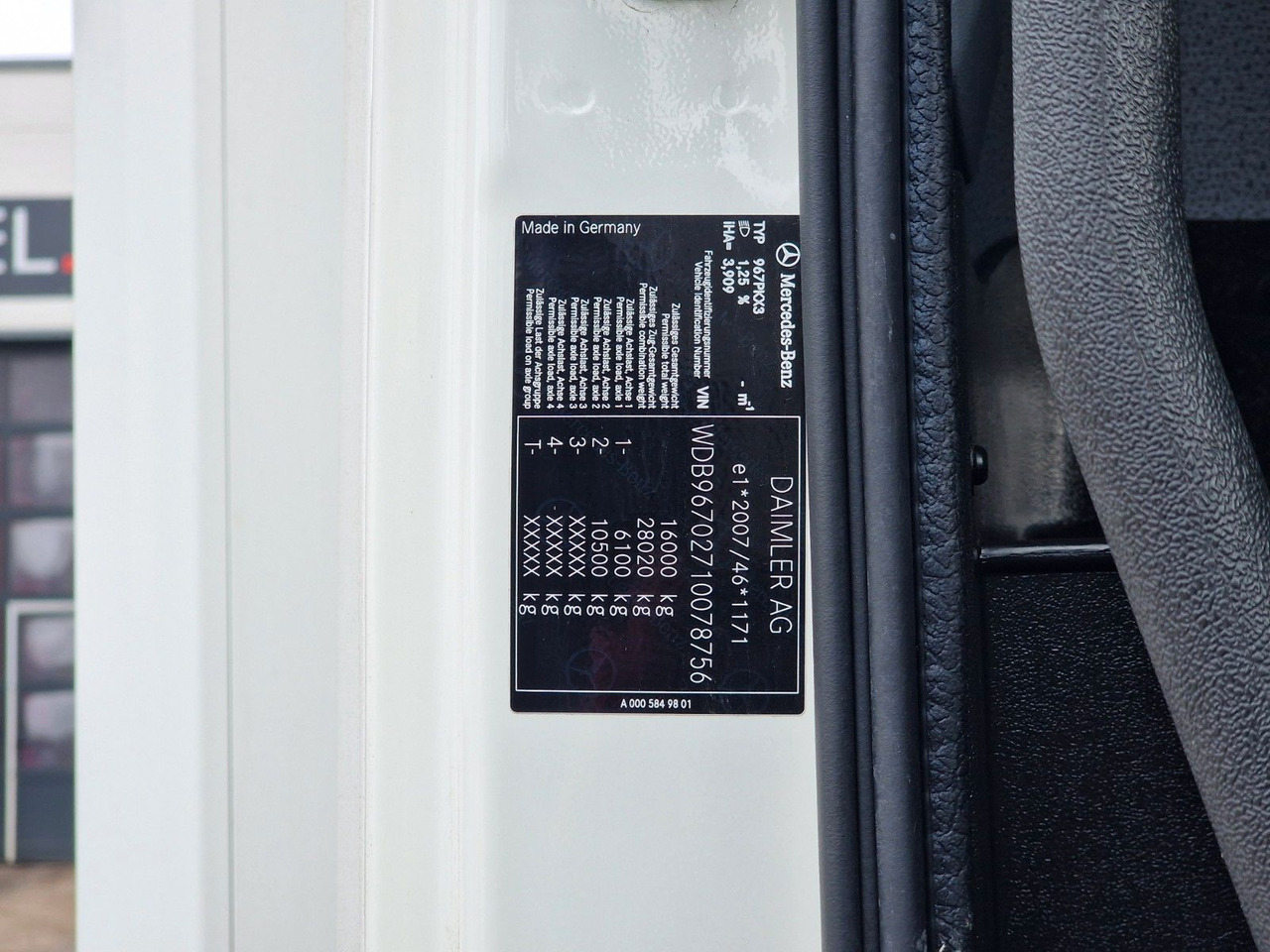 Chladírenský nákladní automobil Mercedes-Benz Atego 1530 / Ladebordwand / Frigoblock FK25L: obrázek 15