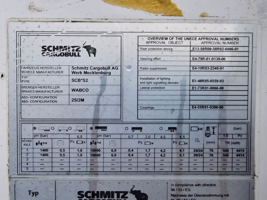 Chladírenský návěs Schmitz Cargobull SKO20/LZG-13.4 FP 45 COOL Schmitz Cargobull SKO20/LZG-13.4 FP 45 COOL / LENKACHSE!: obrázek 29 Chladírenský návěs Schmitz Cargobull SKO20/LZG-13.4 FP 45 COOL Schmitz Cargobull SKO20/LZG-13.4 FP 45 COOL / LENKACHSE!: obrázek 29