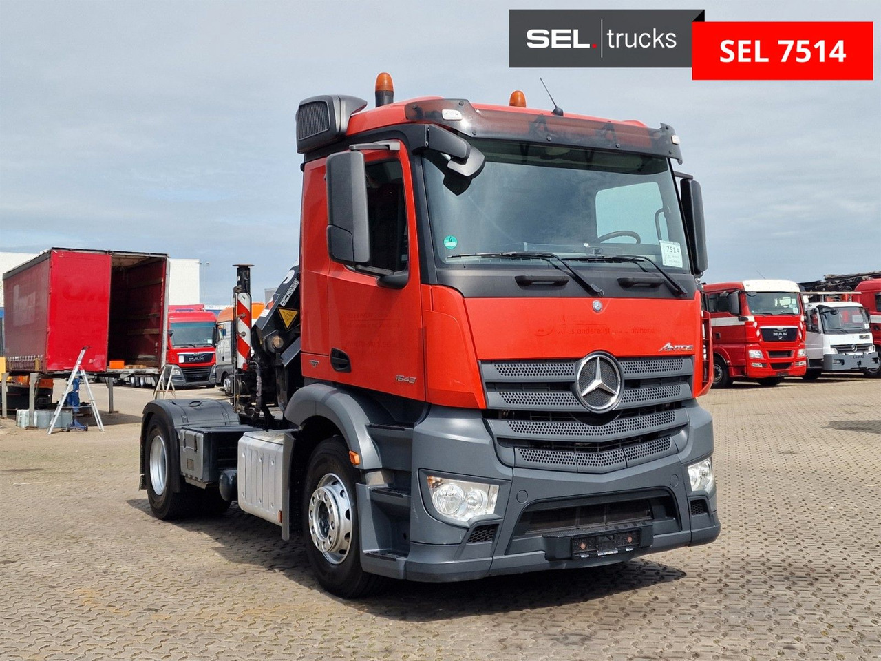 Mercedes-Benz Antos 1843 / Atlas 172.3E-A4 / KRAN - Tahač: obrázek 4 Mercedes-Benz Antos 1843 / Atlas 172.3E-A4 / KRAN - Tahač: obrázek 4