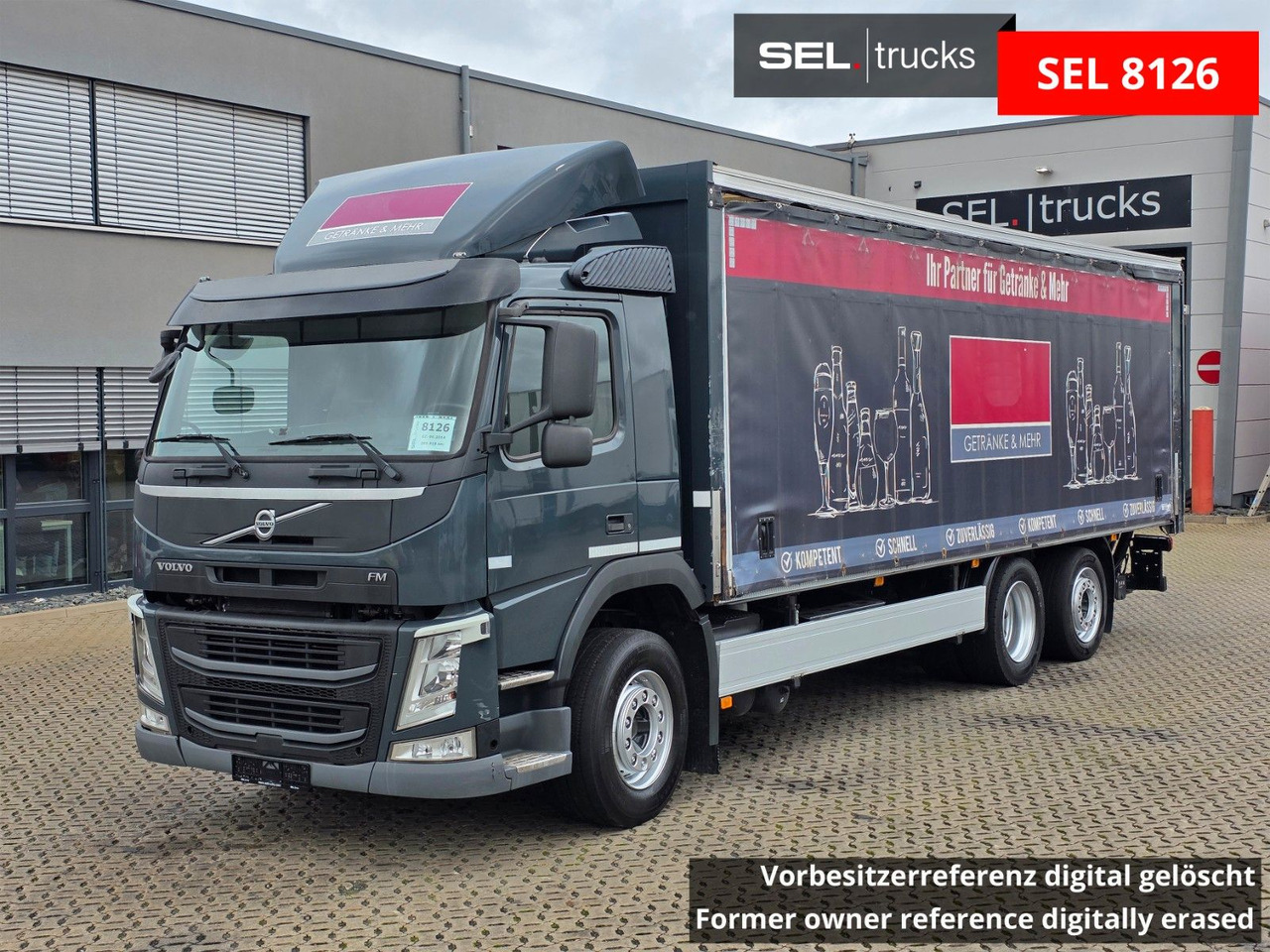Volvo FM 410 / Ladebordwand / Lenkachse - Plachtový nákladní auto: obrázek 1 Volvo FM 410 / Ladebordwand / Lenkachse - Plachtový nákladní auto: obrázek 1