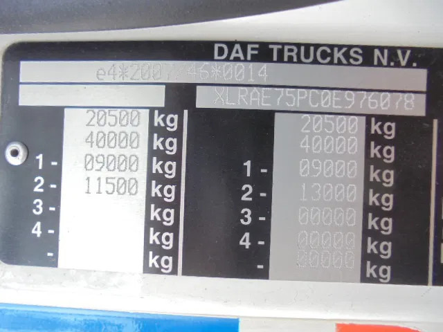 Podvozek s kabinou DAF CF 250 NL TRUCK: obrázek 18