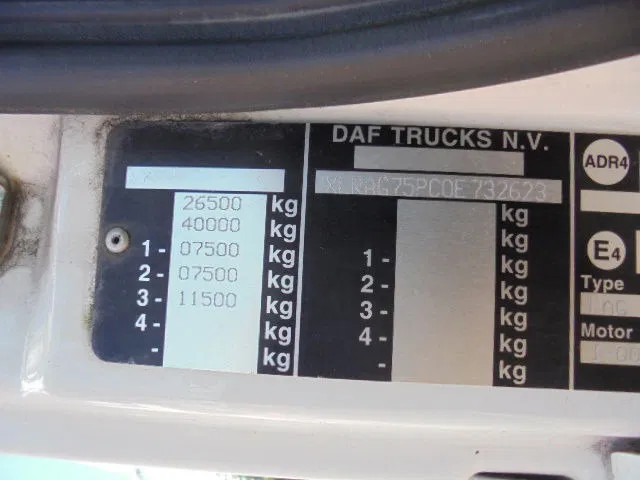 Skříňový nákladní auto DAF CF 75.250 FAG 250 6X2: obrázek 9