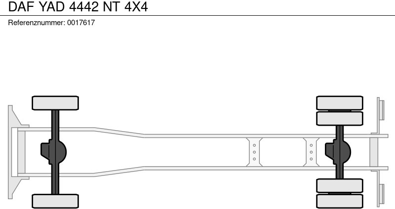 Plachtový nákladní auto DAF YAD 4442 NT 4X4: obrázek 13