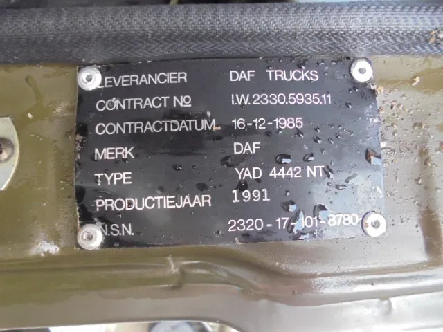Plachtový nákladní auto DAF YAD 4442 NT 4X4: obrázek 11