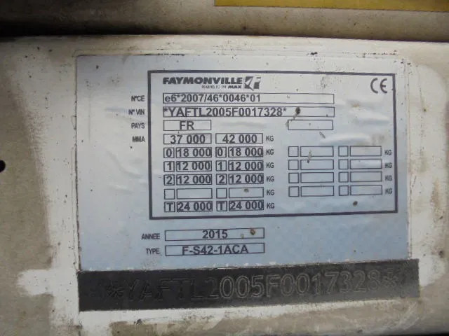 Podvalníkový návěs Faymonville F-S42-1ACA: obrázek 18