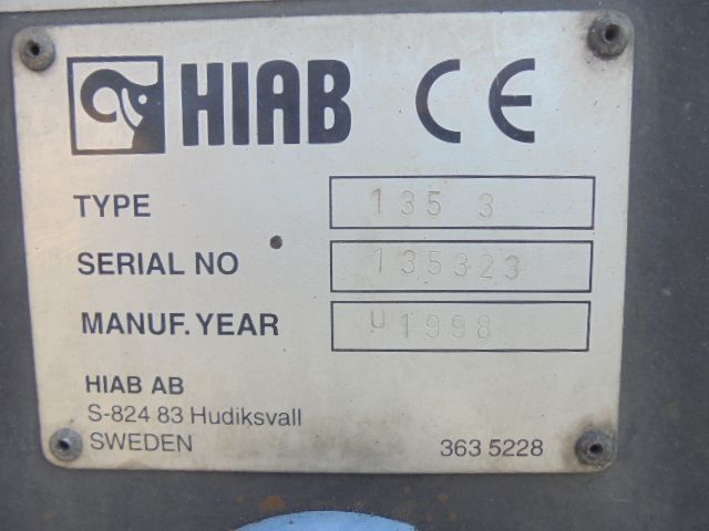 Hiab 135/3 - Nákladní automobil valníkový/ Plošinový, Auto s hydraulickou rukou: obrázek 4 Hiab 135/3 - Nákladní automobil valníkový/ Plošinový, Auto s hydraulickou rukou: obrázek 4